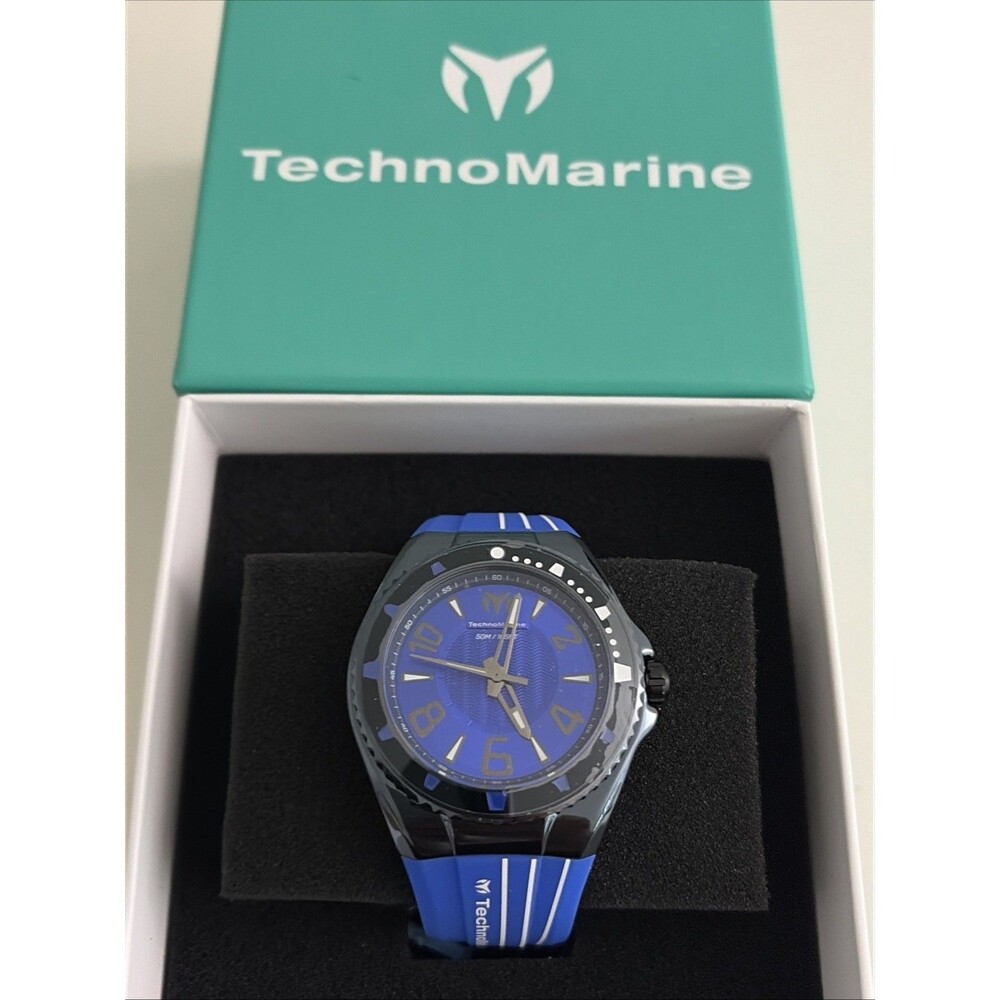 Invicta TechnoMarine Racing Legends Watch 44mm Blue White Quartz TM-525012 NEW